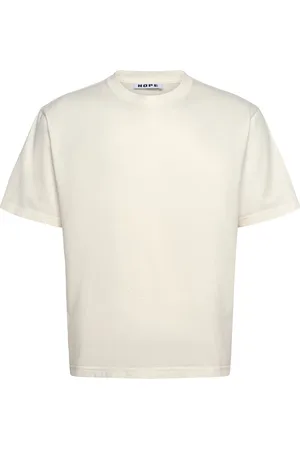 Hope Boxy Tee Offwhite Jersey Tops T-Kortærmet Skjorte Cream