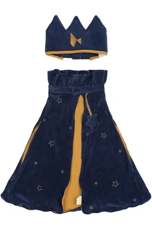 Fabelab Dress-Up - Cape And Crown Toys Costumes & Accessories Costumes Accessories Blue