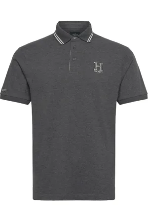 Hackett Heritage H Polo Tops Polos Short-sleeved Grey