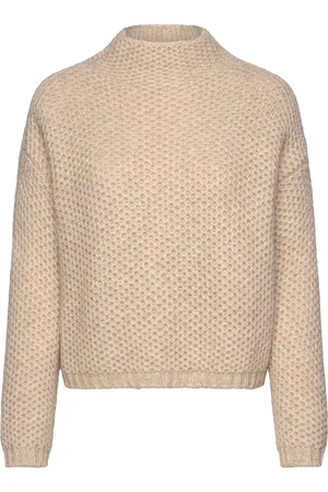 HUGO BOSS Safineynny Tops Knitwear Jumpers Beige
