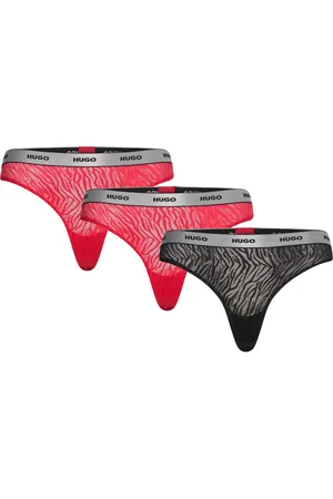 HUGO BOSS Triplet Thong L.gift G-streng Undertøj Black