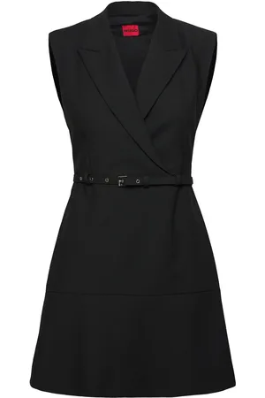 HUGO BOSS Kamilan Kort Kjole Black