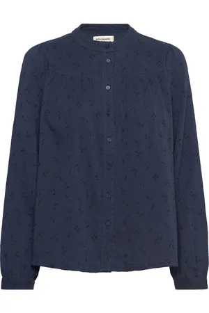 Lollys Laundry Nickyll Shirt Ls Tops Shirts Long-sleeved Navy
