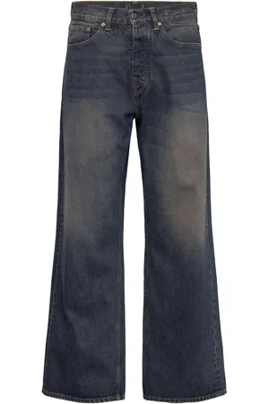 Hope Criss Jeans Dark Blue Pink Bottoms Jeans Relaxed Navy