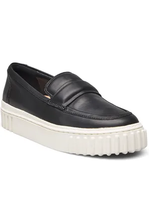 Clarks Mayhill Cove D Loafers Flade Sko Black