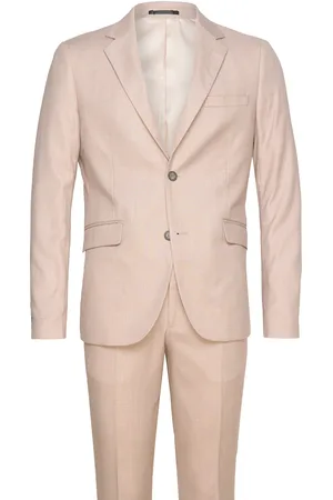 Lindbergh Structure Stretch Suit Habit Beige