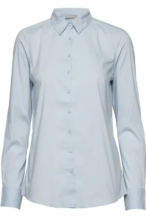 FRANSA Frzashirt 1 Shirt Tops Shirts Long-sleeved Blue