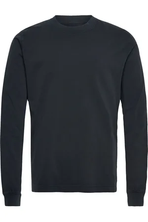 Mads Norgaard Cotton Jersey Dye Frode Tee Ls Tops T-Langærmet Skjorte Black