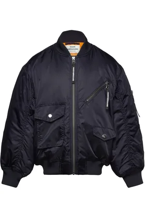 Mads Norgaard Bomber Nylon Jilla Jacket Bomberjakke Navy