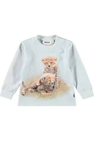 Molo Eloy Tops T-shirts Long-sleeved T-Skjorte Blue