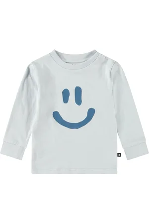 Molo Eloy Tops T-shirts Long-sleeved T-Skjorte Blue