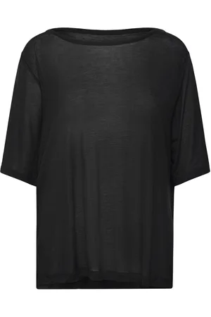 Mads Norgaard Tence Morty Tee Tops T-shirts & Tops Short-sleeved Black