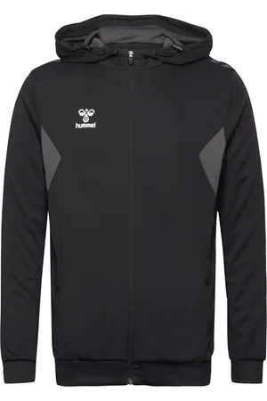 Hummel Hmlauthentic Pl Zip Hoodie Sport Men Sport Clothing Sport Sweatshirts & Hoodies Sport Hoodies Black