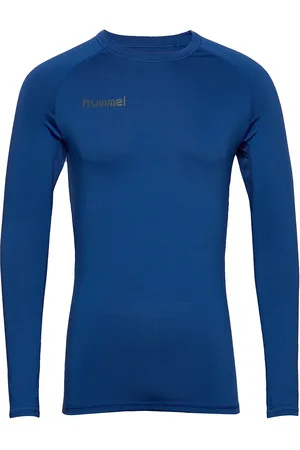 Hummel Hml First Performance Jersey L/S Sport T-Langærmet Skjorte Blue