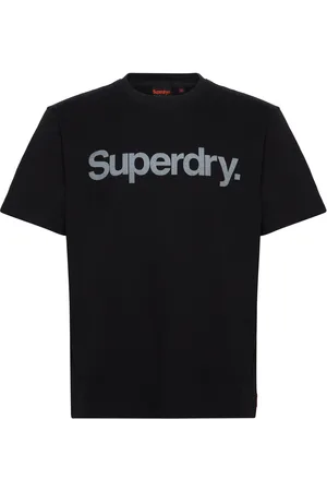 Superdry Core Logo City T Shirt Tops T-Kortærmet Skjorte Black