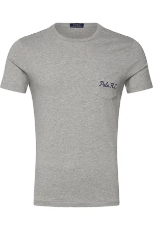 Ralph Lauren Ssl Tsh Tops T-Kortærmet Skjorte Grey