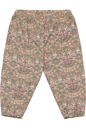 Huttelihut Pants In Liberty Fabric W. Lin Bottoms Sweatpants Khaki Green
