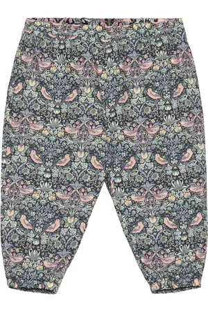 Huttelihut Pants In Liberty Fabric W. Lin Bottoms Sweatpants Navy