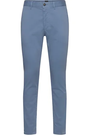 HUGO BOSS Chino_Slim Bottoms Trousers Chinos Blue