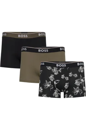 HUGO BOSS Trunk 3P Power Desig Boxershorts Green