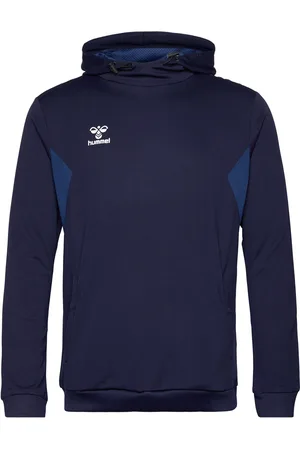 Hummel Hmlauthentic Pl Hoodie Sport Sport Clothing Sport Sweatshirts & Hoodies Sport Hoodies Navy
