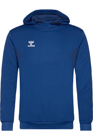 Hummel Hmlauthentic Pl Hoodie Sport Sport Clothing Sport Sweatshirts & Hoodies Sport Hoodies Blue