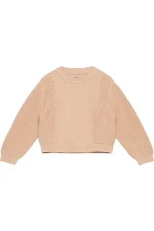 Huttelihut Pullover Knit Tops Knitwear Pullovers Beige