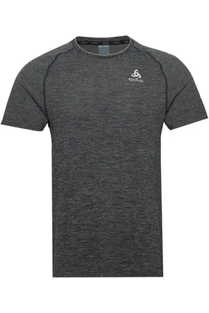 Odlo Essential Seamless T-Shirt Crew Neck S/S Sport T-Kortærmet Skjorte Grey