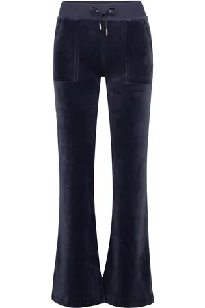 Juicy Couture Layla Low Rise Pocket Bottoms Trousers Joggers Navy