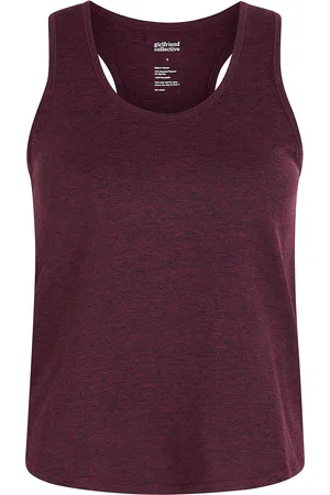 GIRLFRIEND COLLECTIVE Reset Train Relaxed Tank Tops T-shirts & Tops Sleeveless Purple