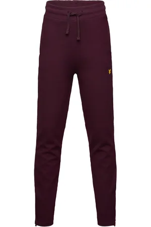 Lyle & Scott Fly Fleece Sweatpant Bottoms Sweatpants Burgundy