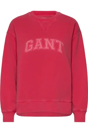 GANT Arch C-Neck Sweat Tops Sweatshirts & Hoodies Sweatshirts Pink