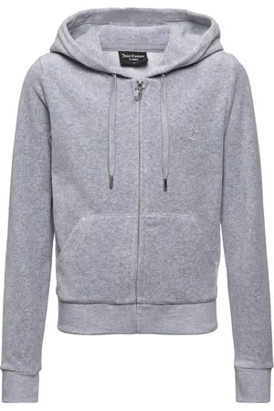 Juicy Couture Robertson Hoodie Tops Sweatshirts & Hoodies Grey