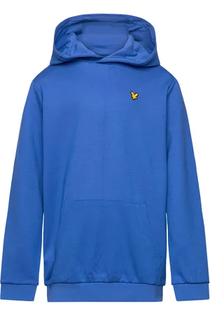 Lyle & Scott Fly Fleece Hoodie Tops Sweatshirts & Hoodies Hoodies Blue