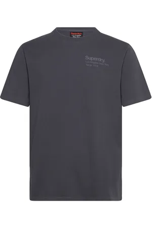 Superdry Core Logo City T Shirt Tops T-Kortærmet Skjorte Grey