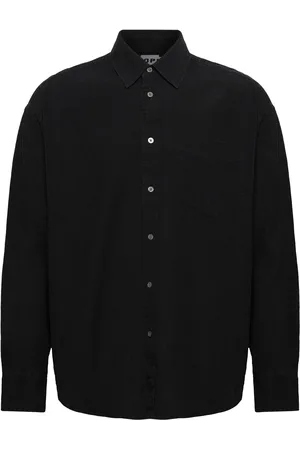 Hope Room Shirt Tumbled Black Tops Shirts Linen Shirts Black