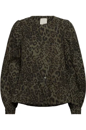 Sofie Schnoor Sadisw Jacket Tops Blouses Long-sleeved Khaki Green