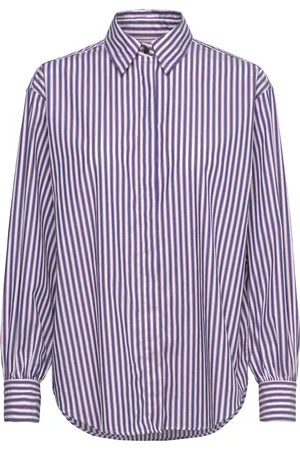 GANT Rel Striped Volume Sleeve Shirt Tops Shirts Long-sleeved Multi/patterned