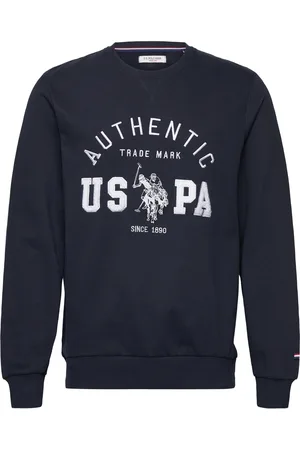 U.S. Polo Assn. Joe Reg Cw Cot Pe Uspa M Sweat Tops Sweatshirts & Hoodies Sweatshirts Navy