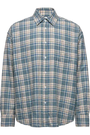 Hope Room Shirt Pastel Green Check Tops Shirts Casual Shirts Green