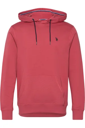 U.S. Polo Assn. Uspa Sweatshirt Brayden Men Tops Sweatshirts & Hoodies Hoodies Red