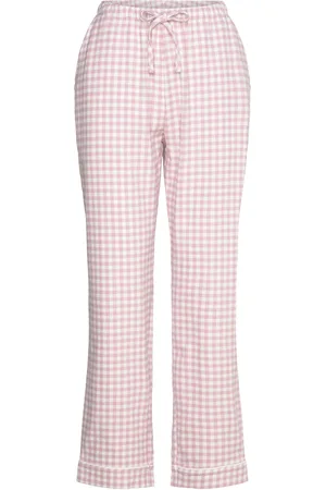 Hunkemöller Flannel Pyjama Pants Pyjamas Nattøj Pink