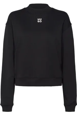 HUGO BOSS Daxandria Tops Sweatshirts & Hoodies Sweatshirts Black
