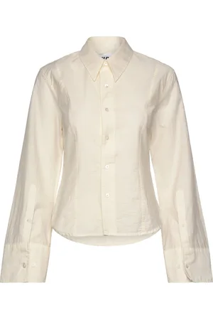 Hope Shape Shirt Raw White Designers Shirts Long-sleeved Cream
