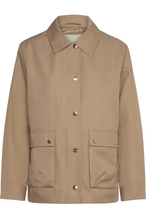 GANT Cotton Twill Jacket Trenchcoat Frakke Beige