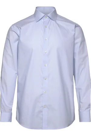 SELECTED Slhreg-Ethan Shirt Ls Spread Noos Tops Shirts Business Blue