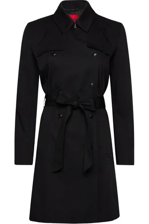 HUGO BOSS Makares-1 Trenchcoat Frakke Black