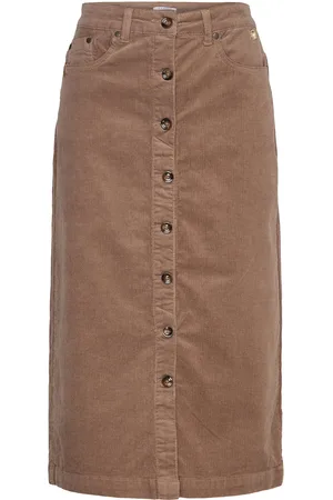 Claire Woman Cwnabayit - Skirt Skirts Knee-length & Midi Skirts Brown