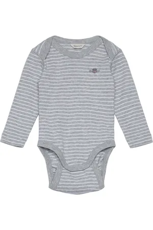 GANT Shield Striped Ls Body Bodies Long-sleeved Grey