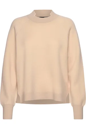 HUGO BOSS Fariola Tops Knitwear Jumpers Beige
